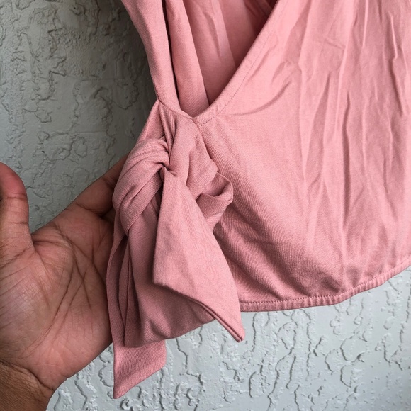🦄 ASOS mauve wrap tank top - Picture 4 of 7